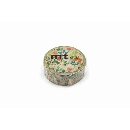 MT Washi Tape 15mm x 7m - EX Watercolor Flower