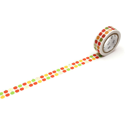MT Washi Tape 15mm x 7m - EX Apple Pattern