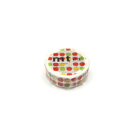 MT Washi Tape 15mm x 7m - EX Apple Pattern