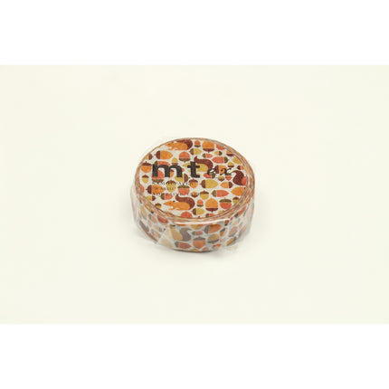 MT Washi Tape 15mm x 7m - EX Squirrel and Acorn