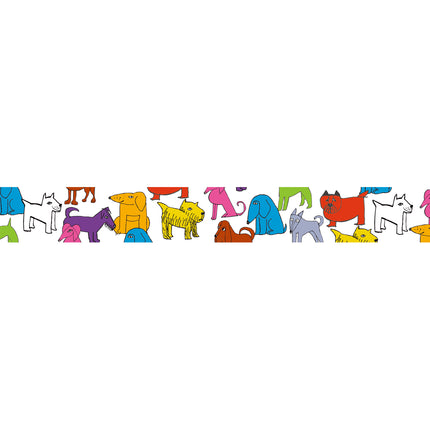 MT Washi Tape 15mm x 7m - Lisa Larson Colorful Dog