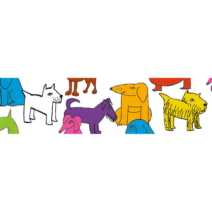 MT Washi Tape 15mm x 7m - Lisa Larson Colorful Dog