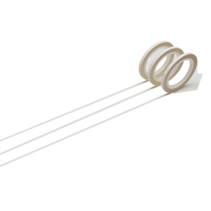MT Washi Tape 3mm x 7m - Matte White Set of 3