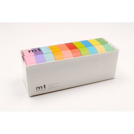 MT Washi Tape 15mm x 7m - Pastel Colours Set of 10