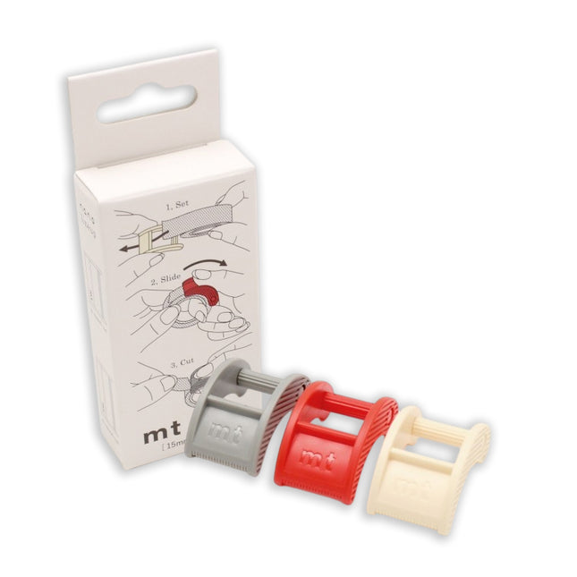 MT Nano Washi Tape Cutter - 15mm Set of 3