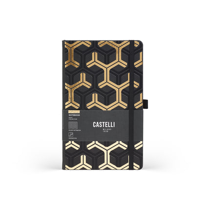 Castelli Gold Pocket Notebook - Nest - Ruled