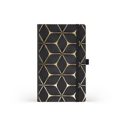 Castelli Gold Notebook Mid - Flower - Ruled