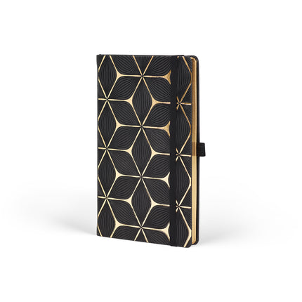 Castelli Gold Notebook Mid - Flower - Ruled