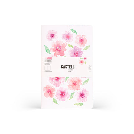 Castelli Quaderno - Stitched Aquarello Mid - Plain
