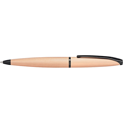 Cross ATX - Etched Diamond Pattern Rose Gold - Ballpoint Pen