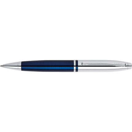 Cross Calais - Chrome and Blue Lacquer - Ballpoint Pen