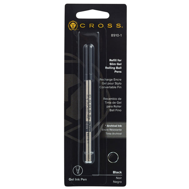 Cross 8910 Refill Gel Rollerball - Black - Click
