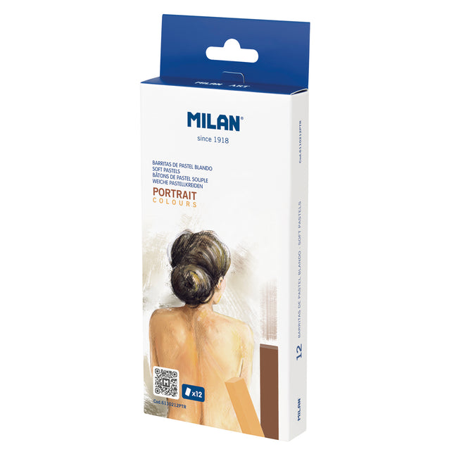 Milan Soft Pastels Pack of 12 - Portrait