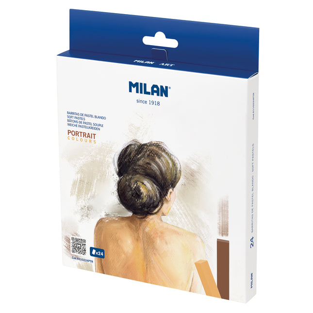 Milan Soft Pastels Pack of 24 - Portrait