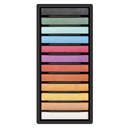Milan Soft Pastels Pack of 12 - Metallic
