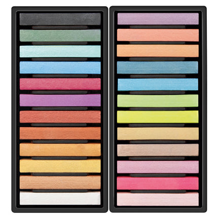 Milan Soft Pastels Pack of 24 - Metallic
