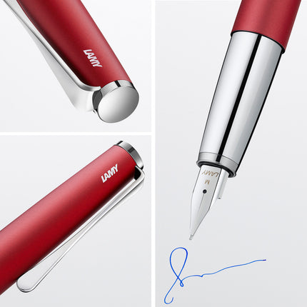 Lamy Studio Fountain Pen - RoyalRed