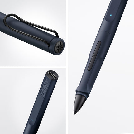 Lamy Safari Note+ Stylus Pen - Steel Black