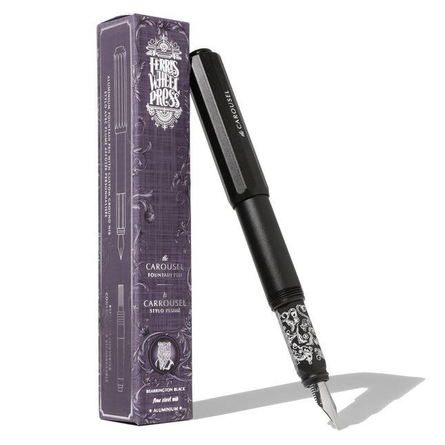 Ferris Wheel Press Aluminium Carousel Fountain Pen - Bearrington Black