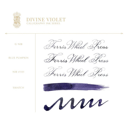 Ferris Wheel Press Calligraphy Ink - Divine Violet 28ml