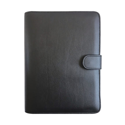 Debden Dayplanner - Organiser - Desk - Snap Closure PU Black