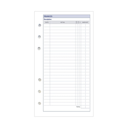 Debden Dayplanner Personal - Finances - Refill