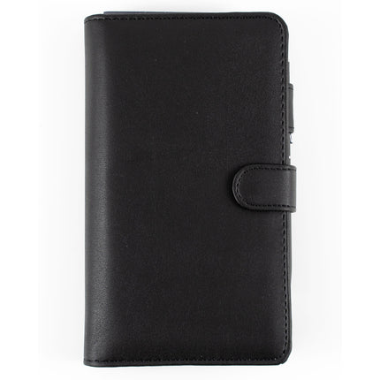 Debden Dayplanner Organiser Personal Slim - Snap Closure PU Black
