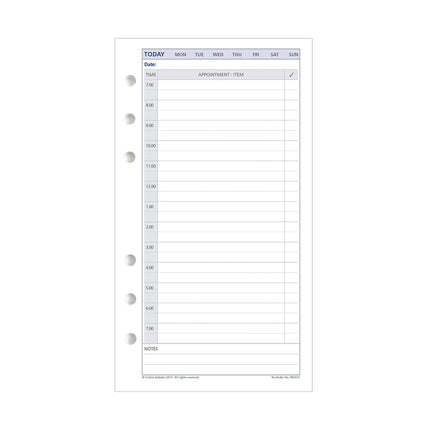 Debden Dayplanner Personal - Day to a Page Undated - Refill