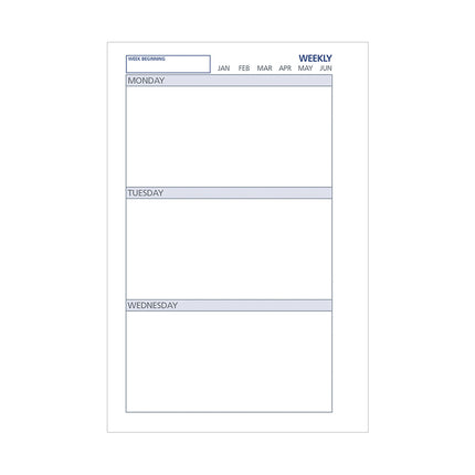 Debden Dayplanner - Pocket - Week to View Undated - Refill
