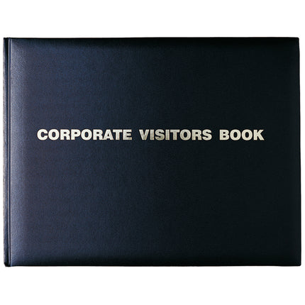 Debden Corporate Visitors Book - PU Black