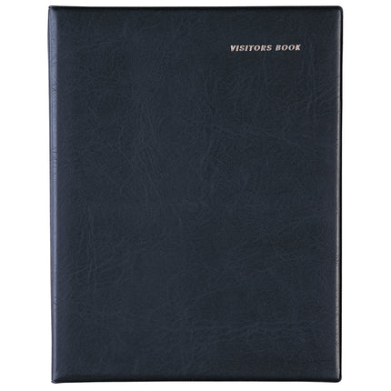 Debden Corporate Visitors Book - Wiro PVC Black