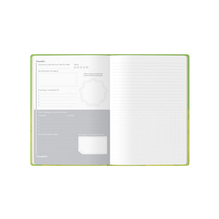 Jumble & Co Gratitude Journal - Thankful & Wishful A5