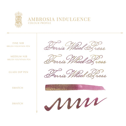 Ferris Wheel Press Fountain Pen Ink Ferritales - Ambrosia Indulgence