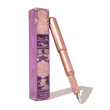 Ferris Wheel Press Aluminium Carousel Fountain Pen - Rose Petal Plush