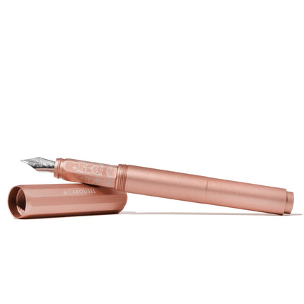 Ferris Wheel Press Aluminium Carousel Fountain Pen - Rose Petal Plush