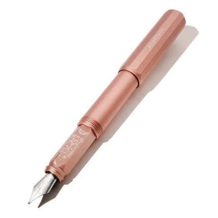 Ferris Wheel Press Aluminium Carousel Fountain Pen - Rose Petal Plush