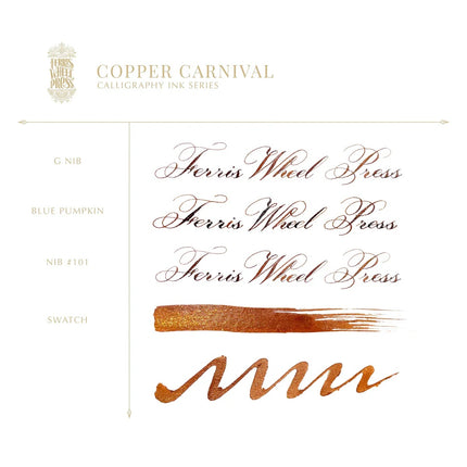 Ferris Wheel Press Calligraphy Ink - Port Copper Carnival 28ml