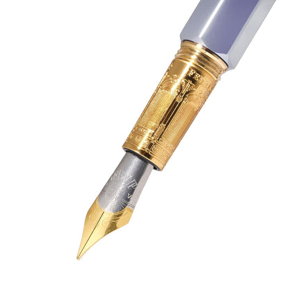 Ferris Wheel Press The Marquise Fountain Pen - Pearl Drop Blue