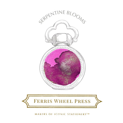 Ferris Wheel Press Fountain Pen Ink - Serpentine Blooms - Limited Edition