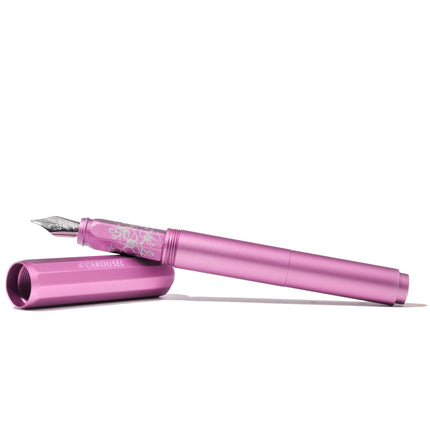 Ferris Wheel Press Aluminium Carousel Fountain Pen - Fete Chinoise Serpentine Blooms
