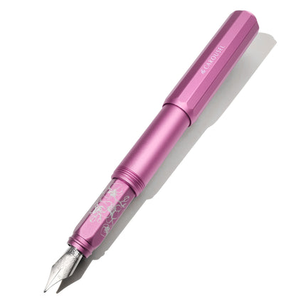 Ferris Wheel Press Aluminium Carousel Fountain Pen - Fete Chinoise Serpentine Blooms