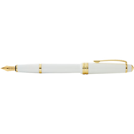 Cross Bailey - Light Polished White Resin and Gold - Fountain Pen