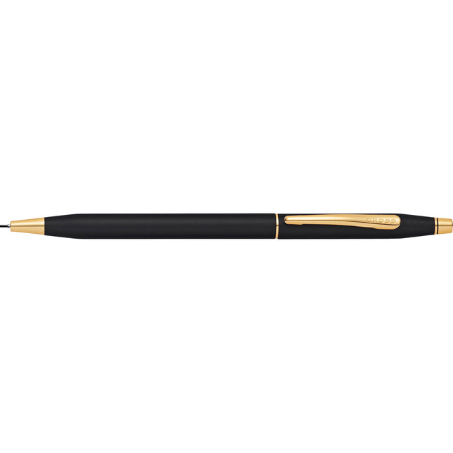 Cross Classic Century - Black Lacquer with 23kt Gold Plated Trim - Mechanical Pencil