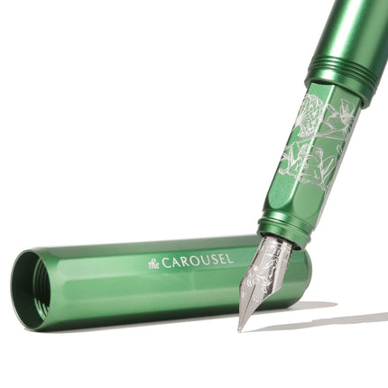 Ferris Wheel Press Aluminium Carousel Fountain Pen - Book of Botany