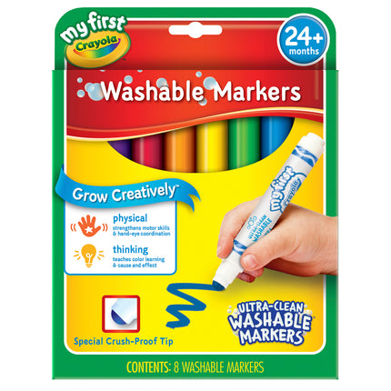 Crayola My First Ultra Round Nib Markers - Pack of 8