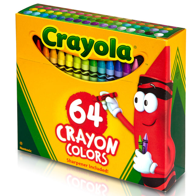 Crayola Crayons With Sharpener - Pack of 64