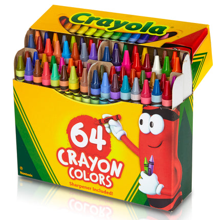 Crayola Crayons With Sharpener - Pack of 64