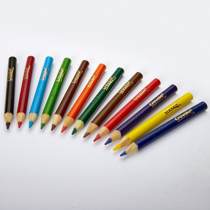 Crayola Coloured Pencils Half Size - Pack of 12