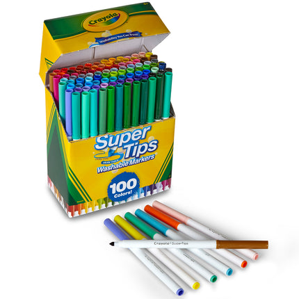 Crayola Super Tips Markers - Pack of 100