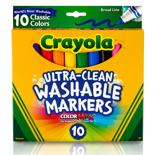 Crayola Markers Classic Broadline - Pack of 10